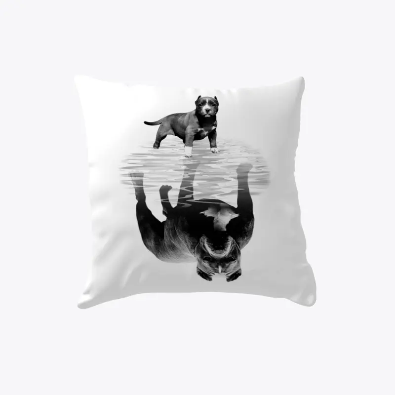 Pit Bull Reflection Pillows