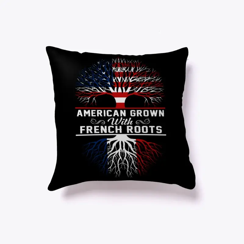 American Grown France Roots Pillows