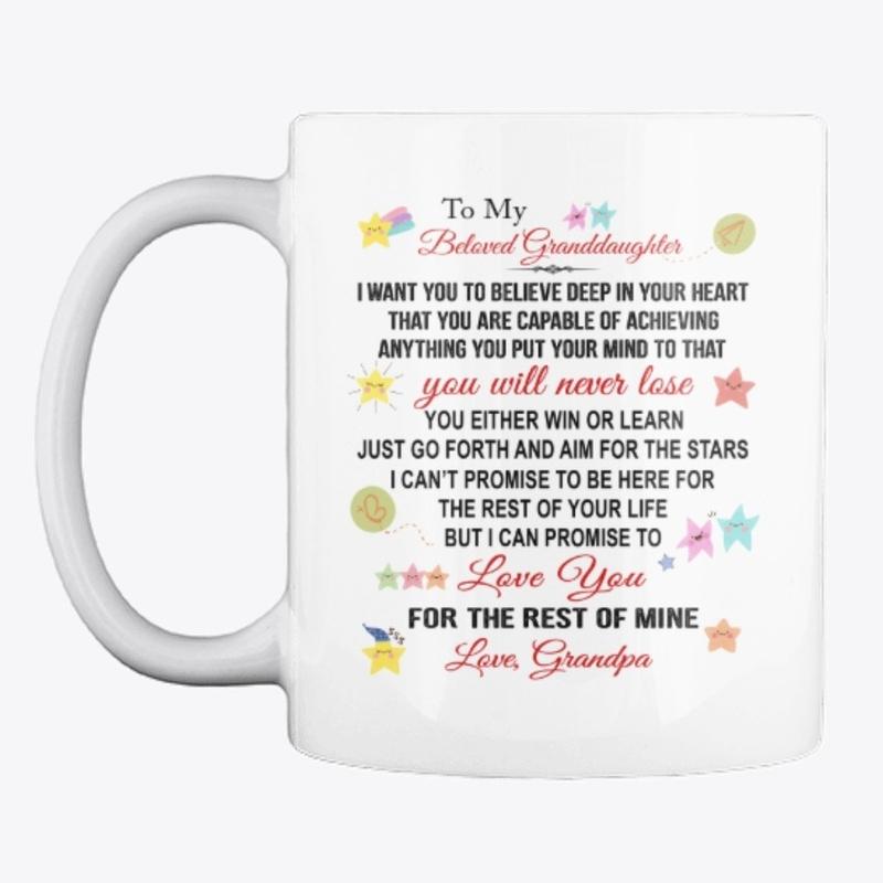 To My Granddaughter Coffee Mug Present